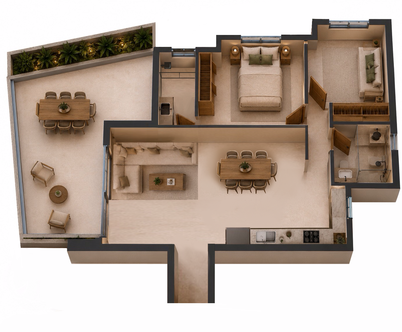 NAMI Residences, דירת שני חדרי שינה, 103