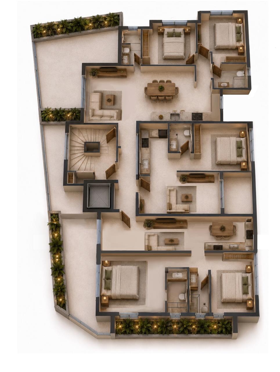 NAMI Residences, תוכנית קומות כללית
