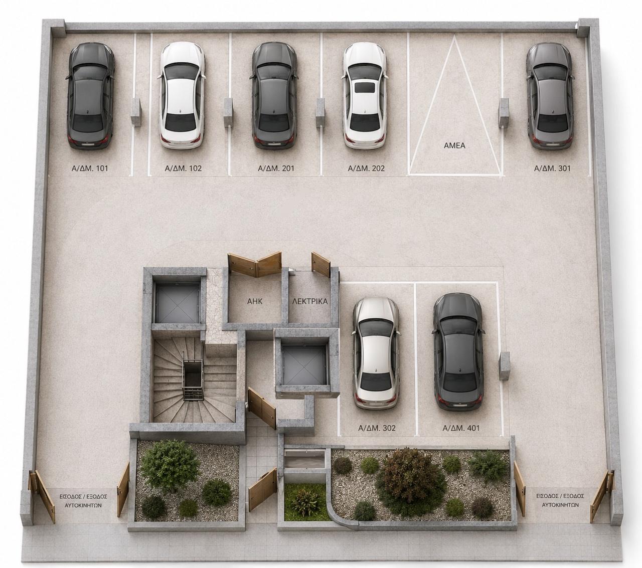 ELOS II Residences, קומת קרקע